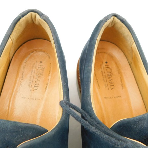 SAMUEL HUBBARD Blue Nubuck Walking Oxfords Shoes 9 - Picture 7 of 7